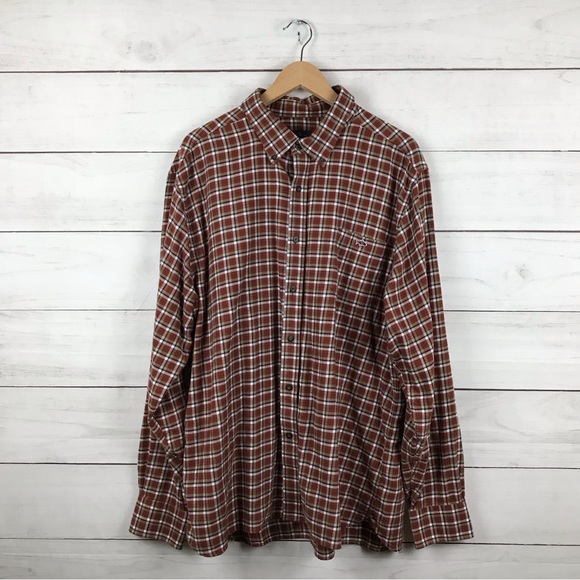 Fish Hippie Flannel Button Shirt - Picture 1 of 6